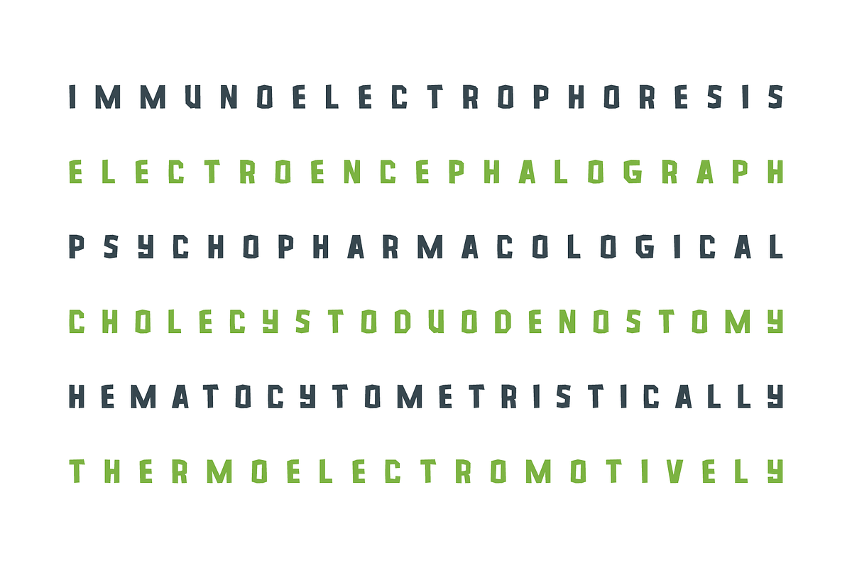 Microlith - Irregular Typeface, a Handwritten Font by alpercakici (Photo 12 of 18)