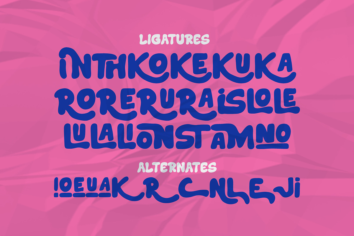 Ginkob Retro - Playful Font, a Font by Hasbi Creative (Photo 3 of 8)