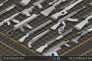 Mega pack weapon kitbash, an Object 3D Model by MohamedHussien1 (Thumbnail 6 of 8)