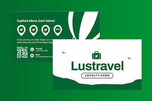 Lustravel - Loyalty Card, a Card Template by Esensifiksi.studio