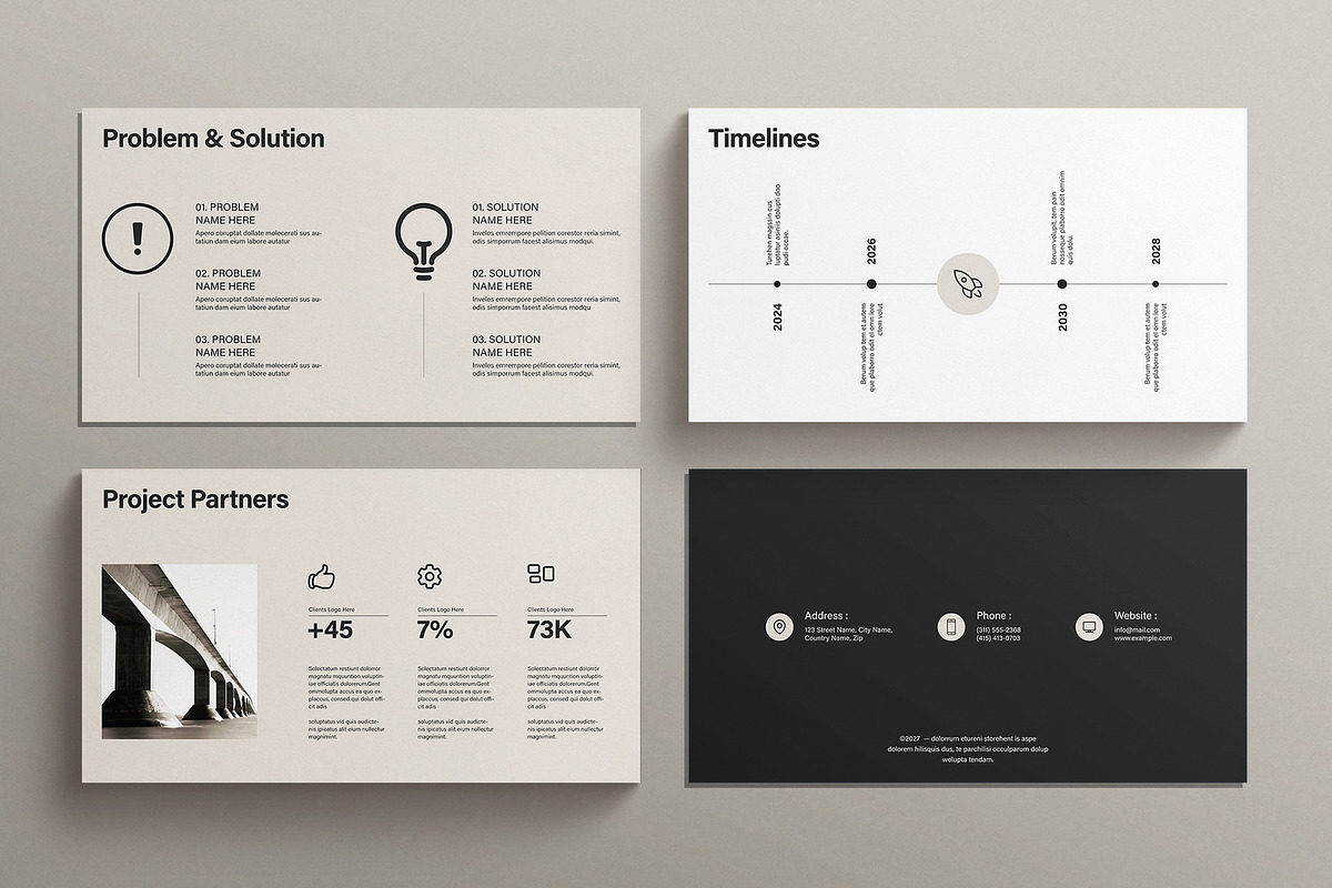 Proposal Presentation Template, a Presentation Template by E-Type (Photo 5 of 5)