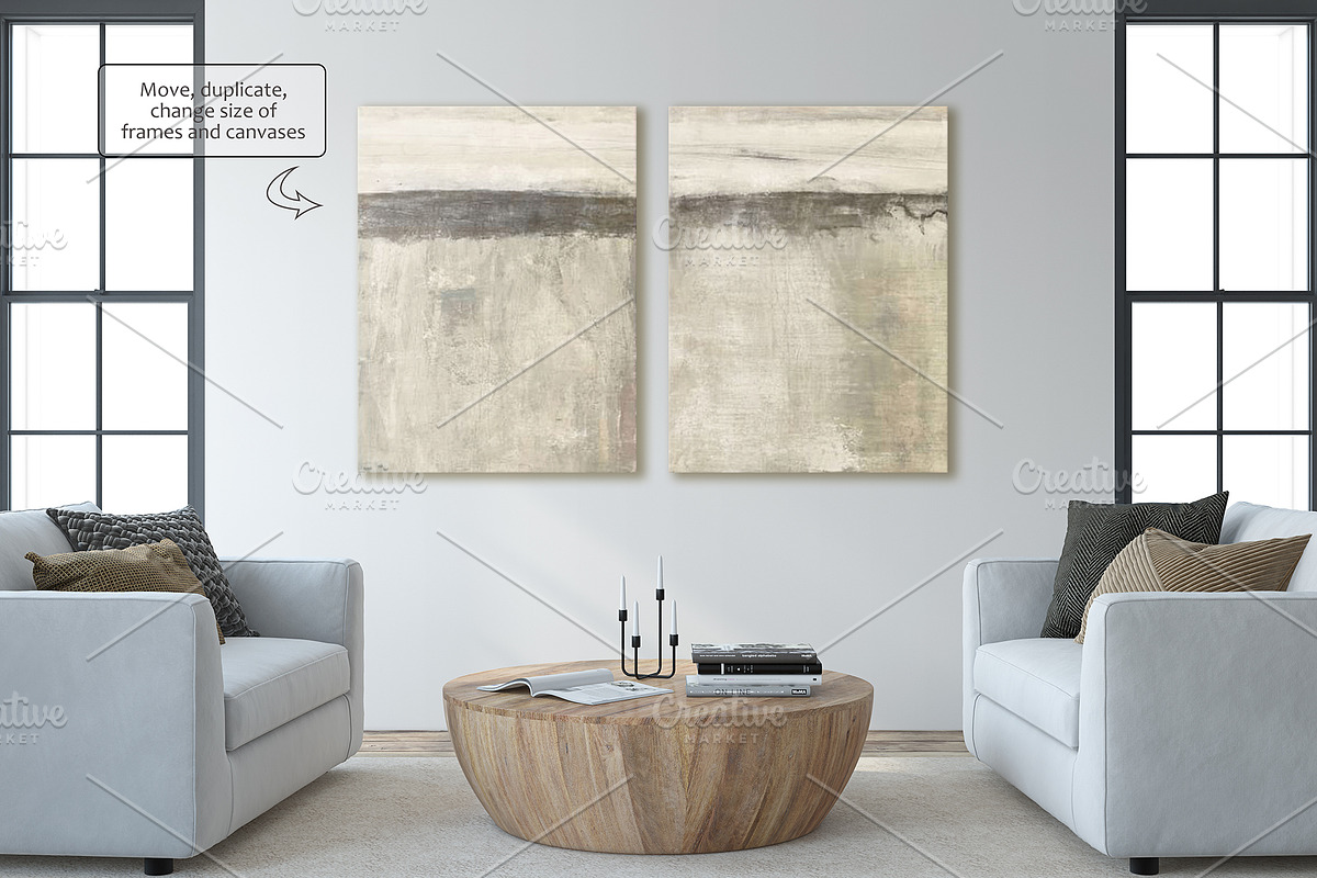 MINIMALIST HOME Wall&Framr Mockups, a Poster Template by MyHomeMockups (Photo 8 of 11)