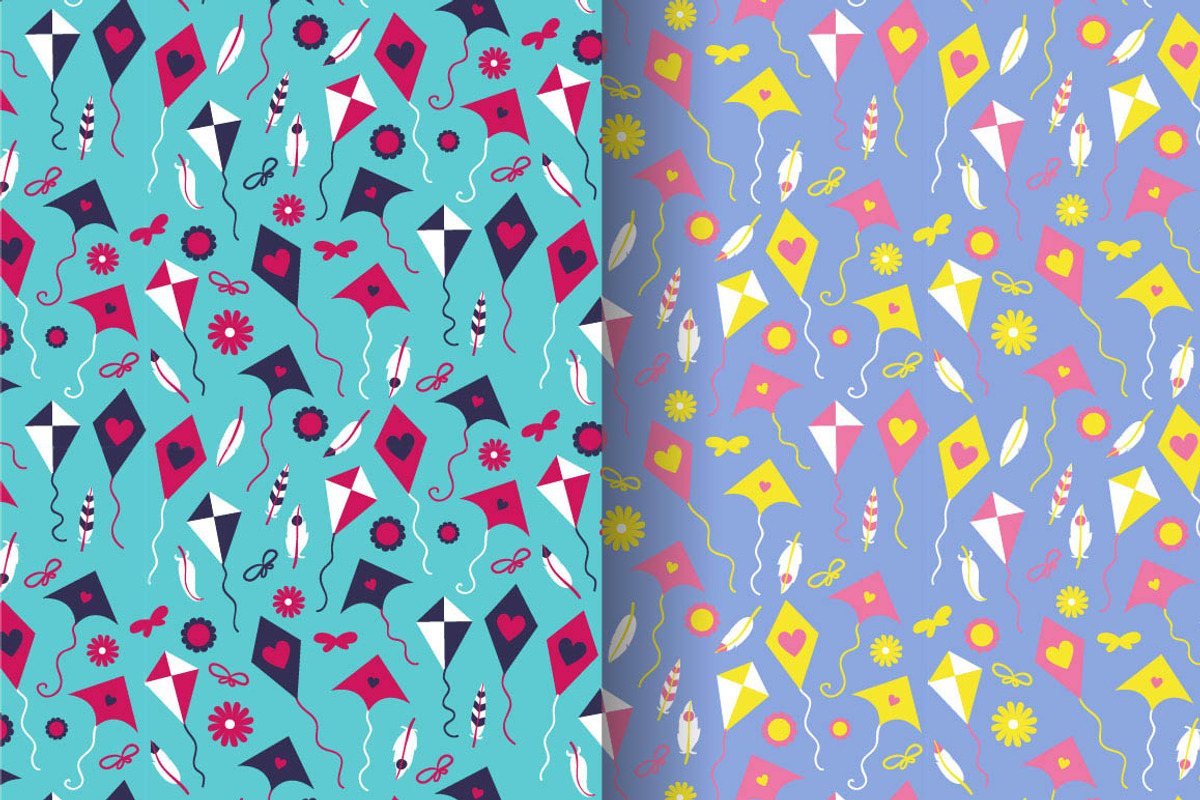 Kites, a Pattern Graphic by merion_merion (Photo 6 of 8)