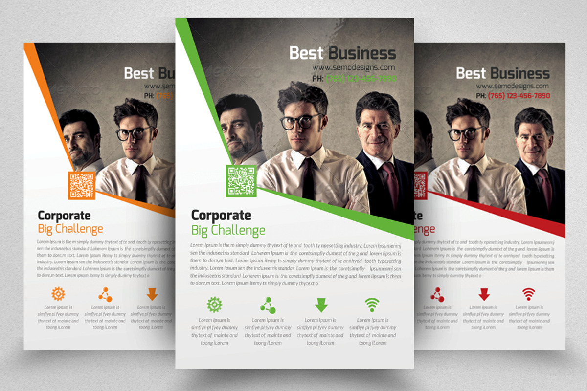 Creative Business Flyer Template, a Flyer Template by Psd Templates (Photo 1 of 3)
