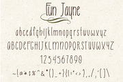 Fun Jayne // Sweet Handwritten Font, a Sans Serif Font by by Masselyn (Thumbnail 4 of 4)