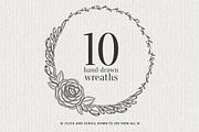 Vintage Floral Collection, a Decorative Illustration by Chelovector (Thumbnail 3 of 5)