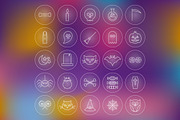 Halloween Line Art Icons, an Outline Icon by Anna_leni (Thumbnail 4 of 6)