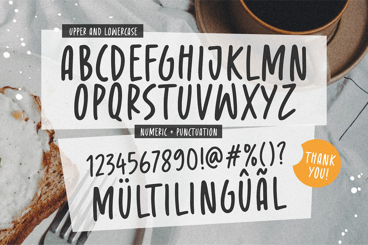 Morning Bread - Handbrushed Font, a Script Font by Letterative Studio (Photo 6 of 6)
