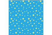 Lime Dots on Blue Seamless Repeat, a Pattern Graphic by Sharon Schwalbe (Thumbnail 2 of 3)
