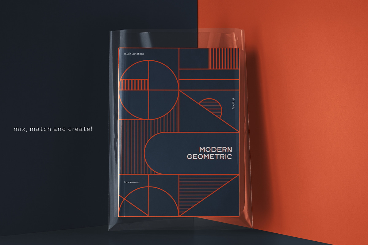 Modern geometric. Neo art deco set., a Pattern Graphic by lisa_kalev (Photo 5 of 10)