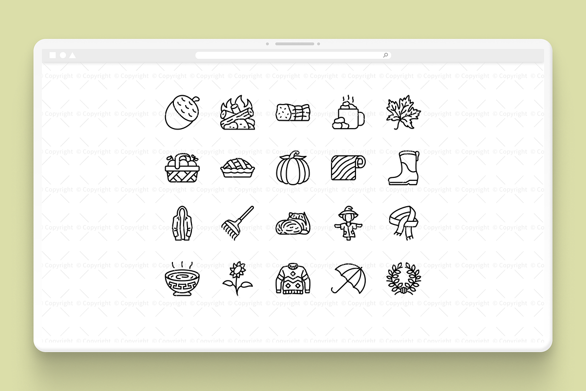 Cozy Autumn Vibes - Icon Pack, an Icon by Jinro (Photo 10 of 10)