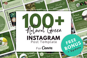 Natural Green Instagram Template