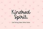 Kindred Spirit, a Script Font by Sofia Skoog (Thumbnail 1 of 10)