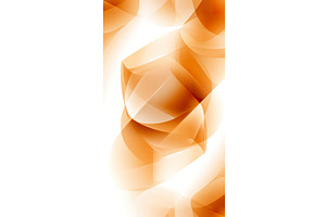 Abstract orange and white geometric, an Illustration by Lermont51
