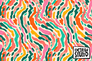 Colorful Abstract Art Pattern, a Pattern Graphic by Dedraw Studio (Thumbnail 1 of 3)