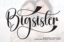 Bigsister | Script Font