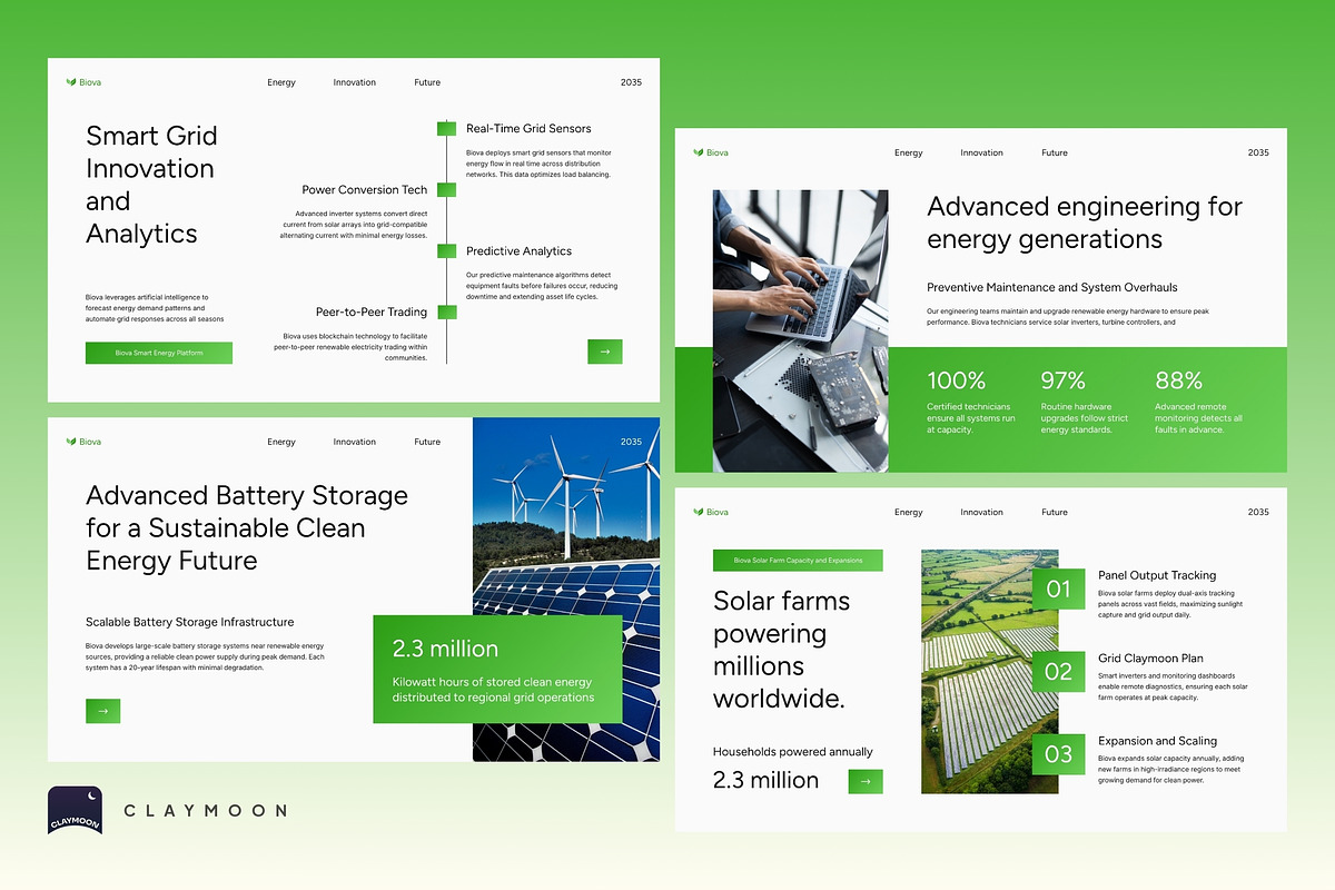 Renewable Energy Pitch Deck, a Presentation Template by Claymoon Lab (Photo 6 of 7)