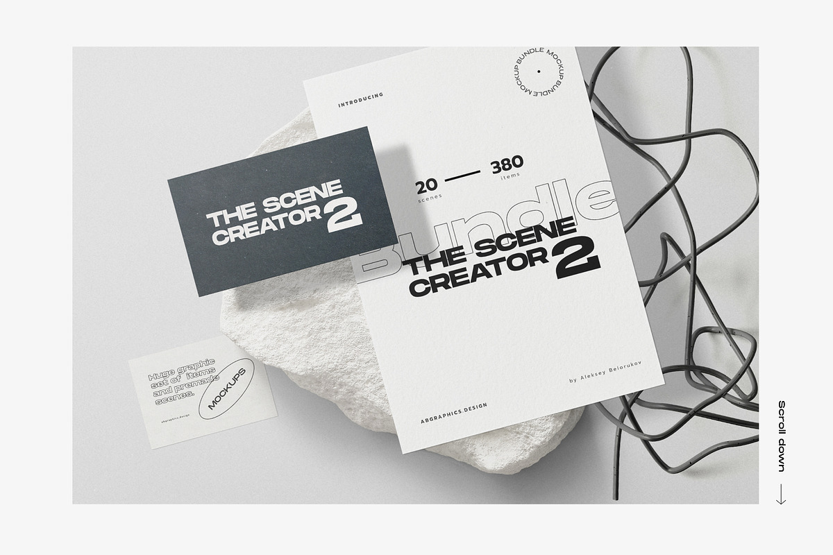 50%OFF The Scene Creator 2-top view, a Packaging Mockup by Creatoom (Photo 13 of 40)