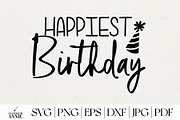 Happy Birthday SVG Bundle, an Object Graphic by IllustratorAnnie (Thumbnail 4 of 4)