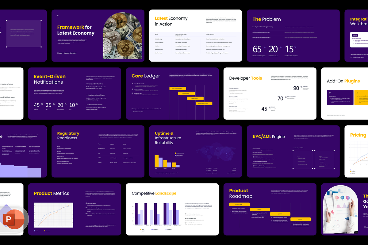 Finance Saas Presentation, a Presentation Template by Hammad Arif