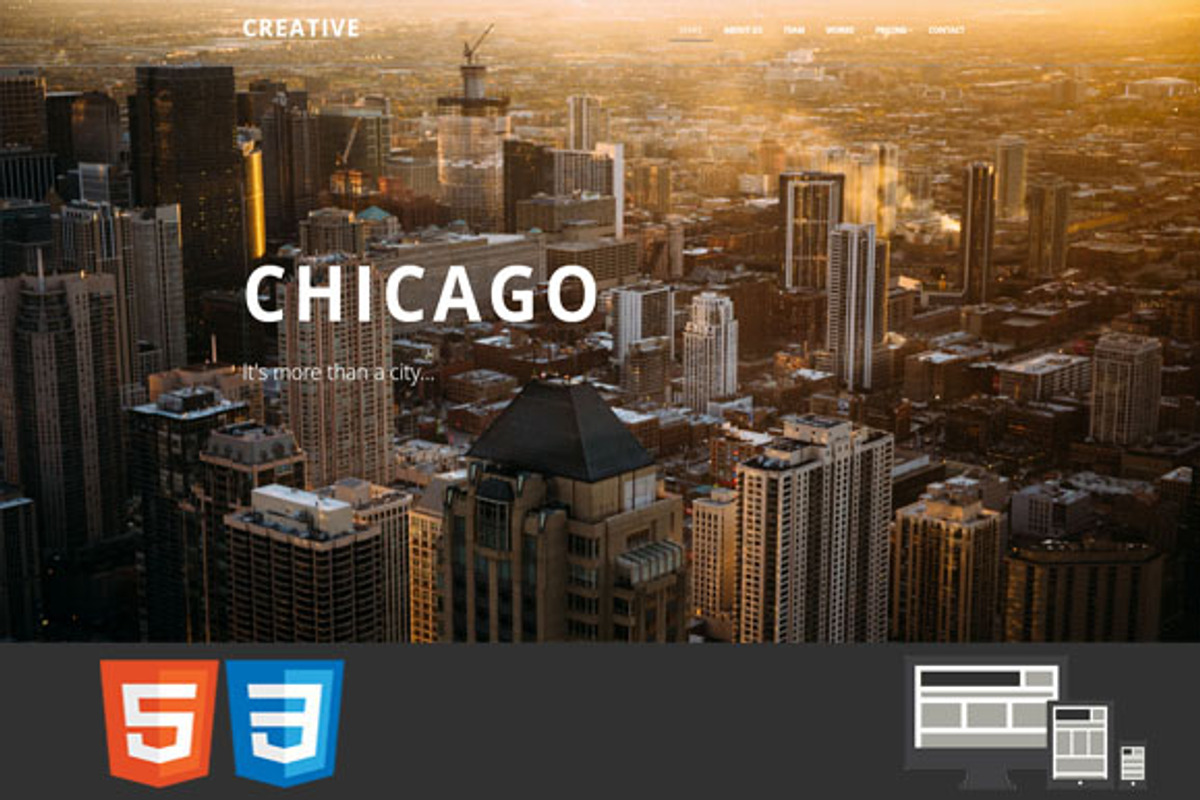 Creative - HTML Template, a HTML Template by earthquake (Photo 2 of 7)