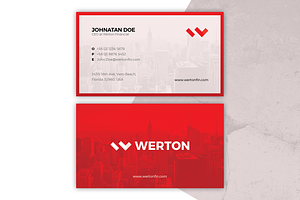 Financial Business Card