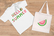 Watermelon alphabet set, an Illustration by AfonshinaArt (Thumbnail 2 of 8)