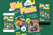 Kids Picnic Flyer Set, a Flyer Template by Annora Studio (Thumbnail 2 of 6)