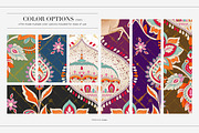 Manzar Mahal Traditional Prints, a Pattern Graphic by LEAFure (Thumbnail 3 of 12)