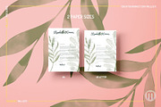 Minimalist Greenery Resume Canva Tem, a Resume Template by Millusti (Thumbnail 3 of 7)
