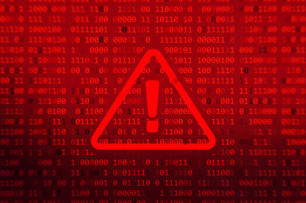Warning sign data unlocking hackers., a Technology Photo by Zama Studio