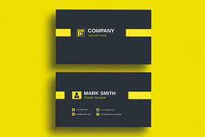 Business Card Layout, a Business Card Template by MightyDesign
