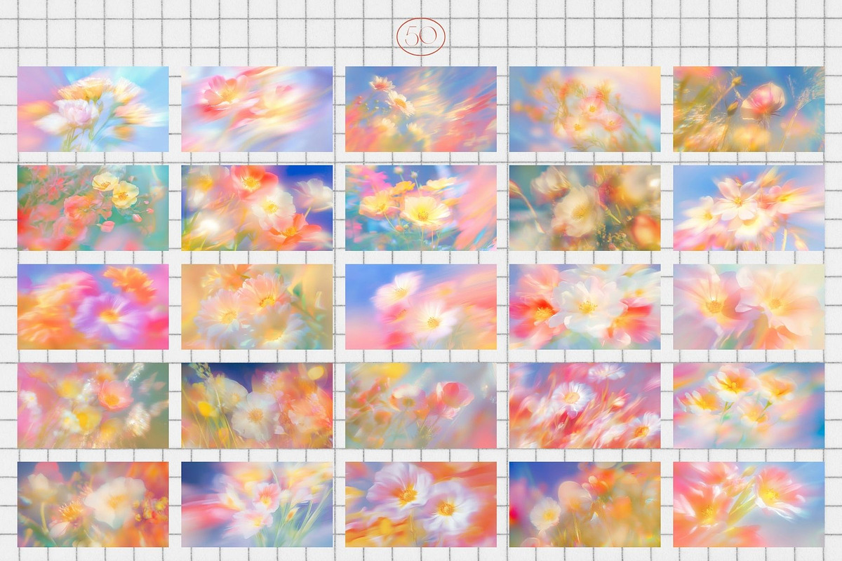 Whimsical Botanical Bliss Background, a Background Graphic by Anzhelika (Photo 6 of 12)