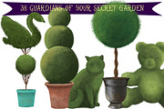 Fantastical Beast Garden Sculptures, an Illustration by Little Bunny Sunshine (Thumbnail 5 of 10)