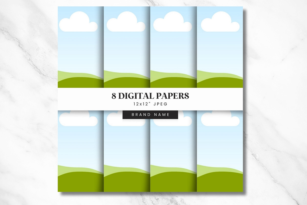 Canva Cover for 8 Digital Papers, a Presentation Template by illuztrate (Photo 8 of 8)