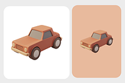 3D Cartoon Car Toy Icons, an Object Illustration by Danil Polshin (Thumbnail 8 of 8)