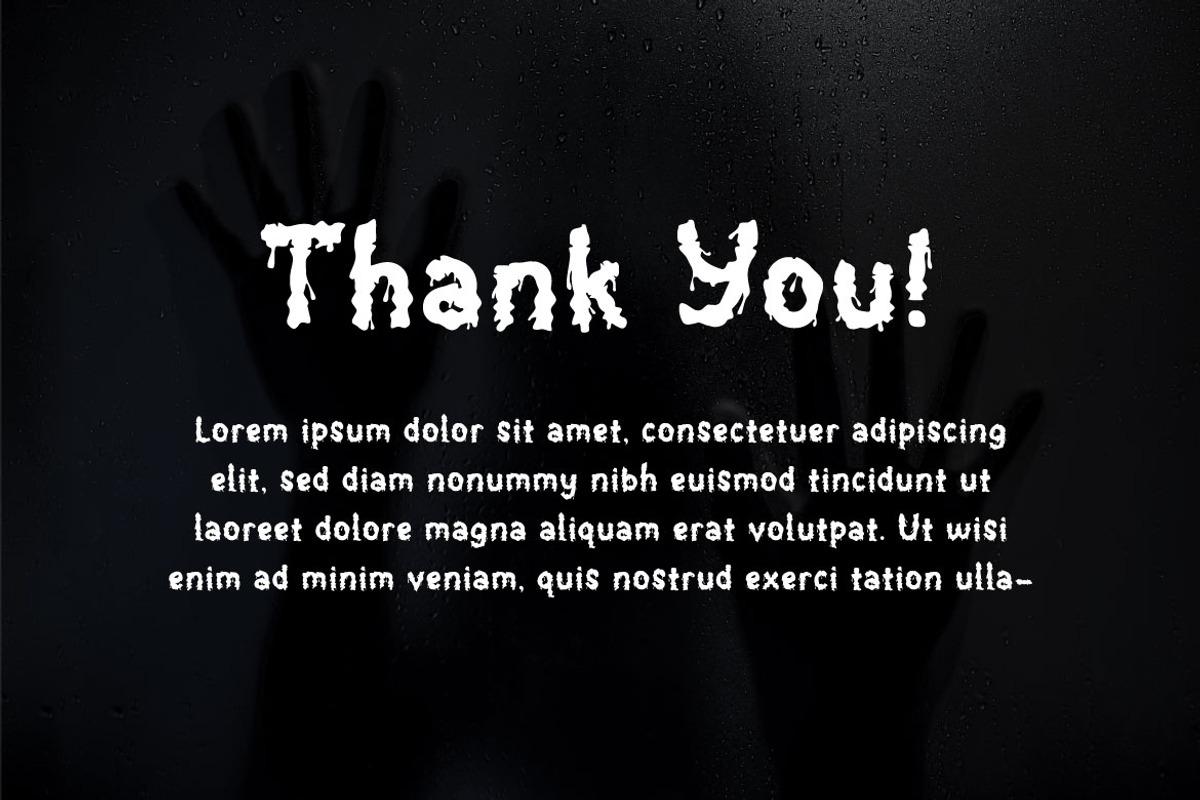 Gost Farm - Halloween Font, a Sans Serif Font by Mightyfire (Photo 3 of 3)