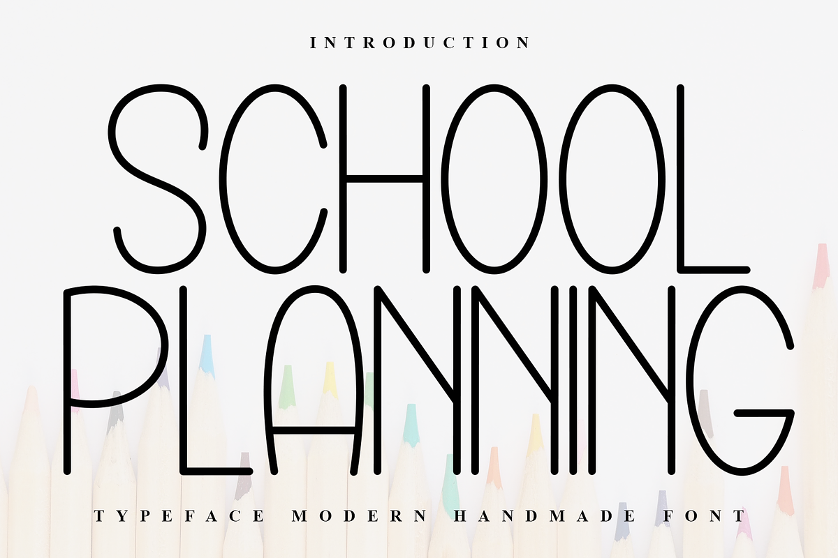 School Planning, a Sans Serif Font by InermediaSTUDIO (Photo 1 of 8)