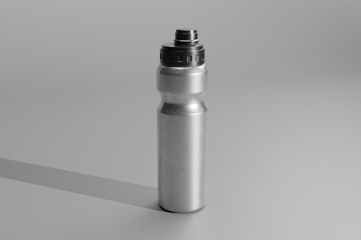 Minimal Water Bottle 3D Asset, an Object 3D Model by Dudukbersama (Photo 1 of 2)