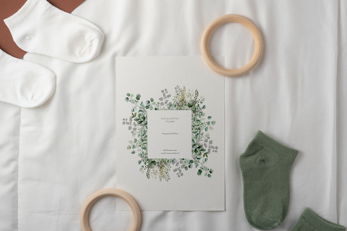 Eucalyptus Watercolor Collection, an Object Illustration by Pati Paints (Photo 5 of 11)