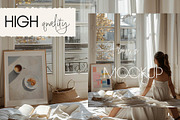 BUNDLE Frame Mockups with Person, a Household Mockup by MOAROShop (Thumbnail 7 of 8)