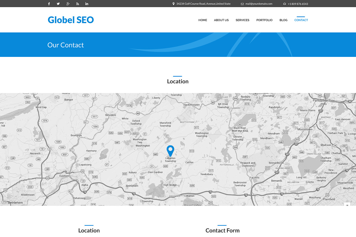 Globel SEO PSD Website Template, a Websites & App Template by WebbyTemplates (Photo 8 of 8)
