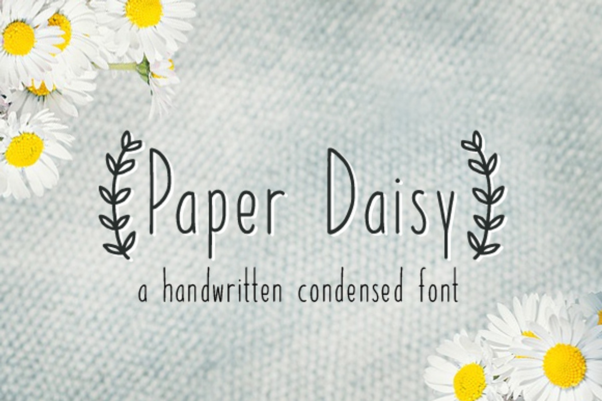 Paper Daisy Font