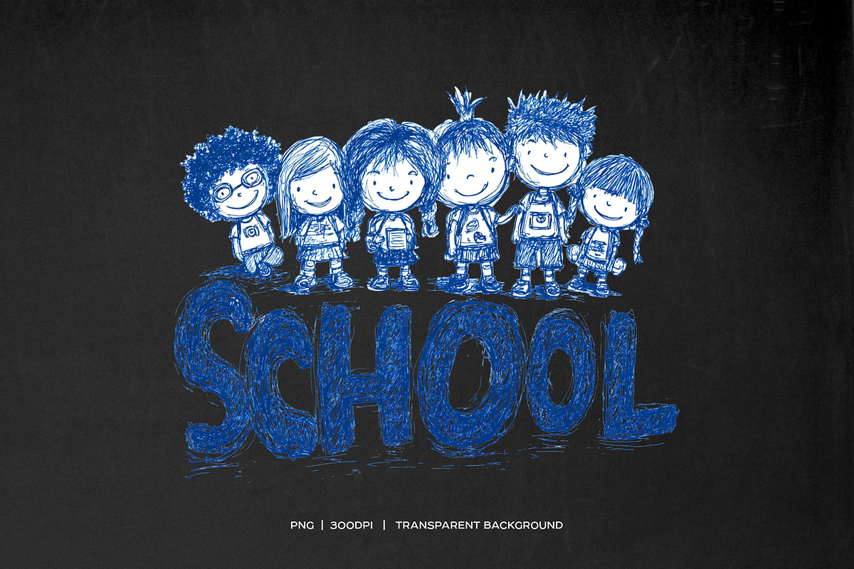 Watercolor Back to school clipart, an Education Illustration by Art and Funny (Photo 7 of 8)