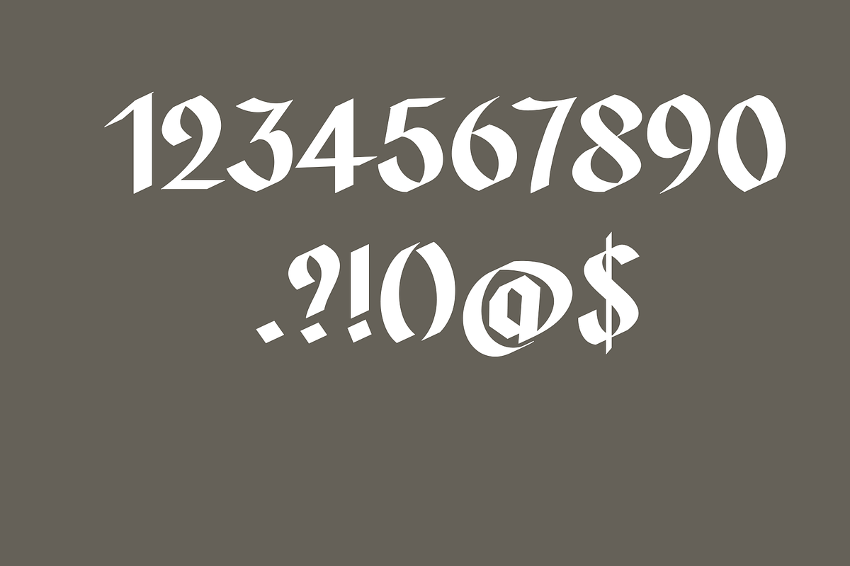 OT Obscur, a Font by OneTen The Studio (Photo 8 of 9)