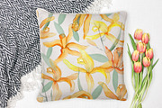 WARM BOTANICAL BLOOMS PATTERN, a Pattern Graphic by MartinShop (Thumbnail 8 of 10)