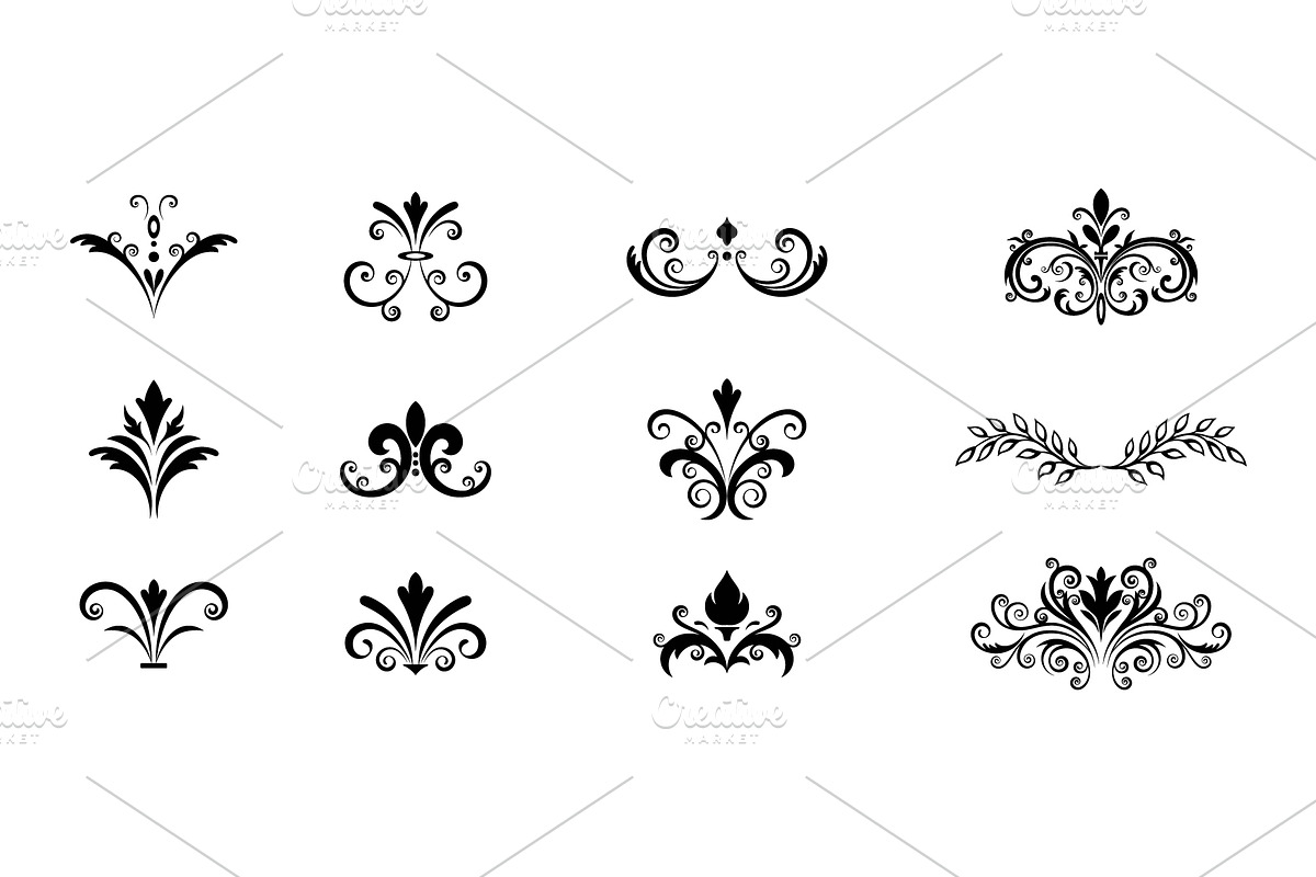Decorative ornamental dividers, a Decorative Illustration by Yayasya (Photo 3 of 3)