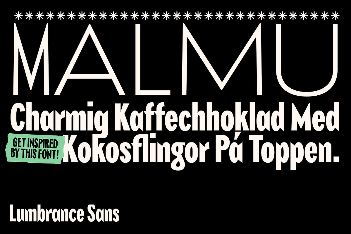 Lumbrance Sans, a Font by Sudtipos (Photo 6 of 7)
