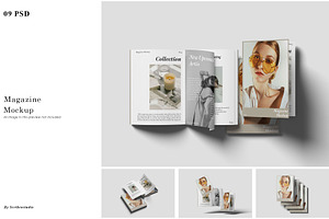 A4 Magazine Mockup
