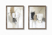 Ebony and Taupe Abstracts, a Decorative Illustration by rileyBgraphics (Thumbnail 3 of 7)